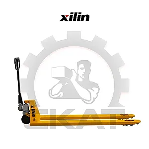 Тележка гидравлическая Xilin BF1000 (г/п 1тн, удлиненные вилы 2400 мм, колеса полиуретан двойные)