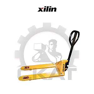 Тележка гидравлическая Xilin DF2500 (г/п 2.5тн, укороченные вилы 800 мм, колеса полиуретан двойные)