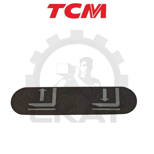 Наклейка правая на переключатель рукояти управления TCM SP125