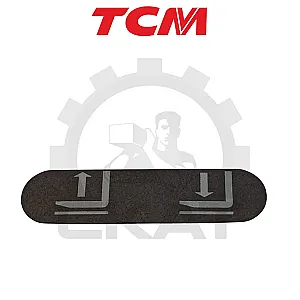 Наклейка правая на переключатель рукояти управления TCM SP125