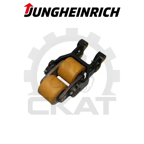 Колесо подвилочное 82x70 Jungheinrich ECE118, ERE120, EJE230, в сборе с держателем