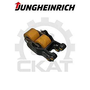 Колесо подвилочное 82x70 Jungheinrich ECE118, ERE120, EJE230, в сборе с держателем