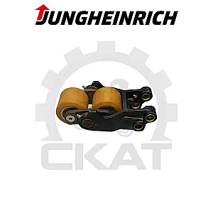 Колесо подвилочное 82x70 Jungheinrich ECE118, ERE120, EJE230, в сборе с держателем