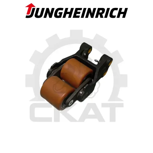 Колесо подвилочное 85x85 Jungheinrich ECE118, ERE120, ERE225, в сборе с держателем
