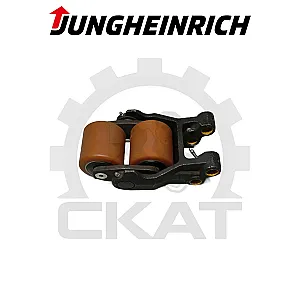 Колесо подвилочное 85x85 Jungheinrich ECE118, ERE120, ERE225, в сборе с держателем