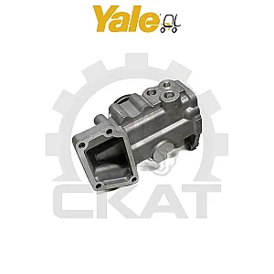 Корпус термостата системы охлаждения двигателя  Yale GLC60-70VX, GLP40-55VX со шкивом крыльчатки вентилятора