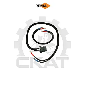 Разъём Rema (папа) DIN 80А 35мм2 (оригинал REMA GmbH) с кабелем электрическим