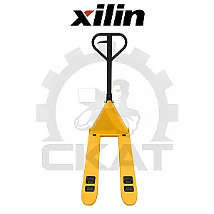 Гидравлическая тележка Xilin BFL15 (г/п 1500 кг, вилы 1150 мм) низкопрофильная, двойные полиуретановые колеса