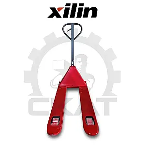 Гидравлическая тележка Xilin HP2.5 (г/п 2500 кг, вилы 1150 мм) стандартная, двойные полиуретановые колеса