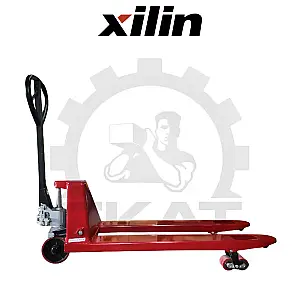 Гидравлическая тележка Xilin HP2.5 (г/п 2500 кг, вилы 1150 мм) стандартная, двойные полиуретановые колеса