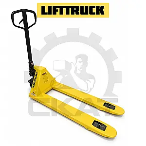 Гидравлическая тележка LIFTTRUCK PM2.5 (г/п 2500 кг, вилы 1150 мм) стандартная, двойные полиуретановые колеса