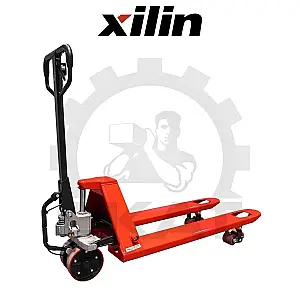 Гидравлическая тележка для работы на наклонных поверхностях Xilin HP2.5MA (г/п 2500 кг, вилы 1150 мм) с тормозом