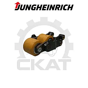 Колесо подвилочное 82x70 Jungheinrich ECE118, ERE120, EJE230, в сборе с держателем