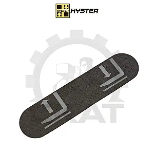 Наклейка правая на переключатель рукояти управления Hyster P1.3-3.0, S1.00-1.60