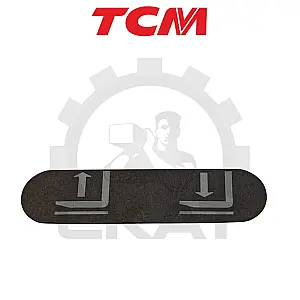 Наклейка правая на переключатель рукояти управления TCM SP125